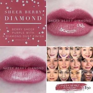Sheer berry diamond long lasting lipsense